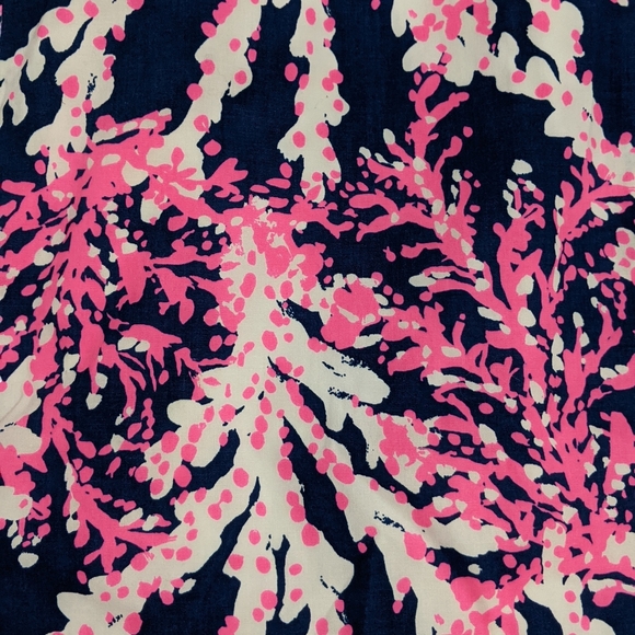 EXCELLENT Cond!! Lilly Pulitzer Fiesta Stretch Dress Nauti Navy Beyond The Sea 6 - Picture 2 of 16